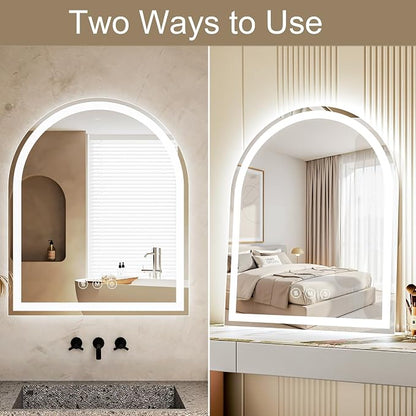 Arched LED Bathroom Mirrors - Image 6
