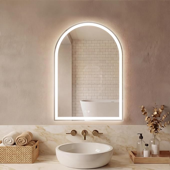 Sweetcrispy 24“×32” LED Bathroom Backlit Mirror by Sweetcrispy