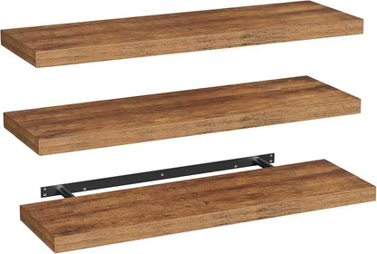 RALGEND Floating Shelves for Wall, 39.4" Long Wall Shelf Set of 3 by RALGEND