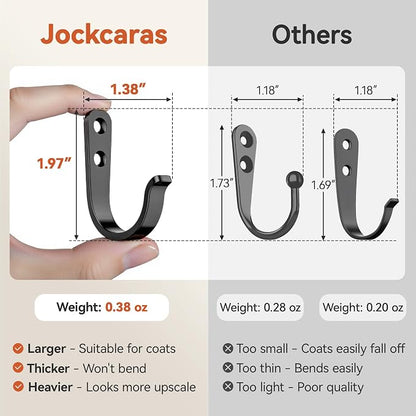 10Pcs Wall Hooks for Bathroom, and Garage - Image 5