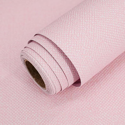 Pink Grasscloth Wallpaper Peel and Stick Textured Contact Paper by MANONIRIA