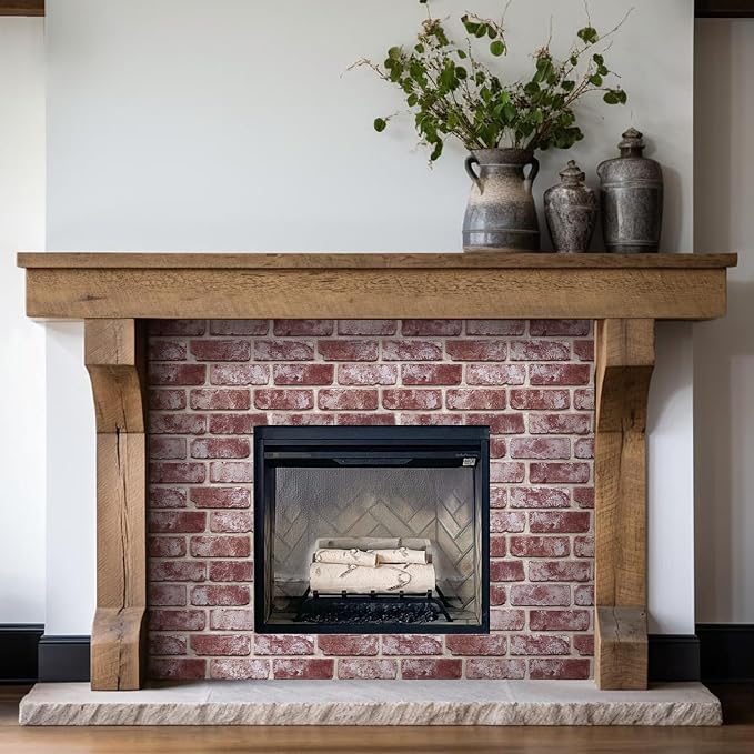 COMSTICKC 3D Faux Brick Wall Panels Peel and Stick Wall Covering, Not Real Brick - Image 7