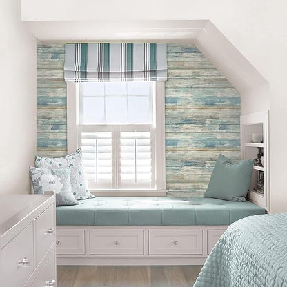 practicalWs Peel and Stick Wallpaper 17.71" x 590.5" Wood Wallpaper Wood - Image 5