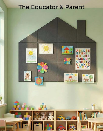 Aothia Felt Bulletin Board Tiles - Image 8