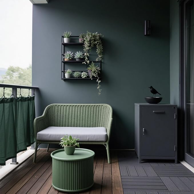 Yancorp 24"x120" Matte Emrald Green Peel and Stick Wallpaper Removable Contact - Image 6