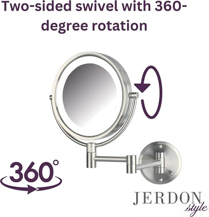 JERDON Wall-Mounted Vanity Mirror - Image 7