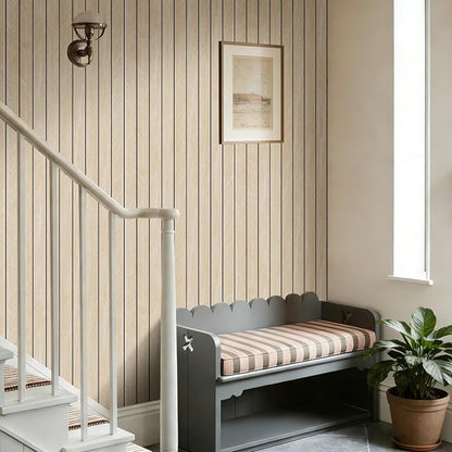 Arthome Peel and Stick Slat Wall Panels 15.7 "x400, Self-Adhesive PVC Wood - Image 4