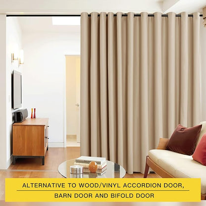 NICETOWN Closet Door Heavy Curtain, Room Dividers Shade Screens Partitions - Image 2