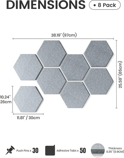Fluxynara Hexagon Cork Board Alternative - Image 2