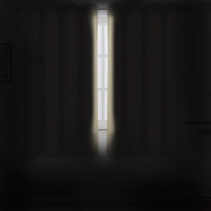 LEMOMO Beige Blackout Curtains 66 x 63 Inch Length/Set of 2 Curtain - Image 3