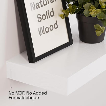 BAOBAB WORKSHOP Solid Wood Floating Shelves - Image 4