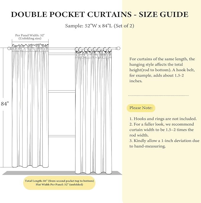 NICETOWN 144 inch Long Red Velvet Curtains and Drapes, Extra Long Elegant Wall - Image 5