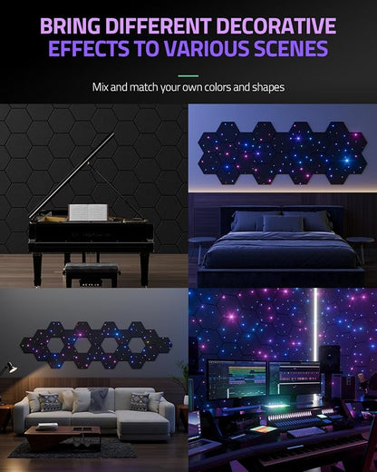ZenSonic 12 Pack Self-adhesive Sound Proof Foam Panels - Image 4