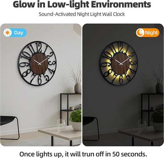 30'' Large Silent Wall Clock - Image 2