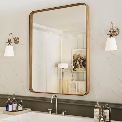LOAAO 32X36 Inch Bathroom Mirror by LOAAO
