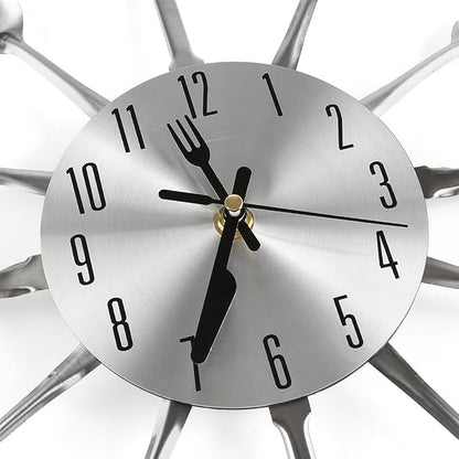 16 Inch Cutlery Kitchen Wall Clocks - Image 3