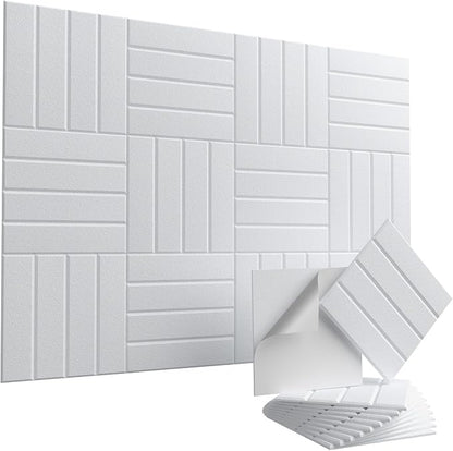 Vieshful Self Adhesive Acoustic Panels – 12"x12"x0.4" High-Density Soundproof by Vieshful