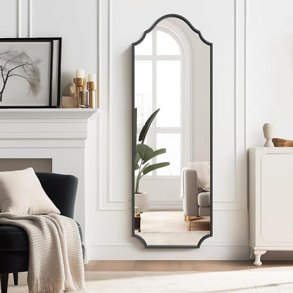 WallBeyond Arched Full Length Mirror Wall Mounted, Living Room, Hanging or - Image 3