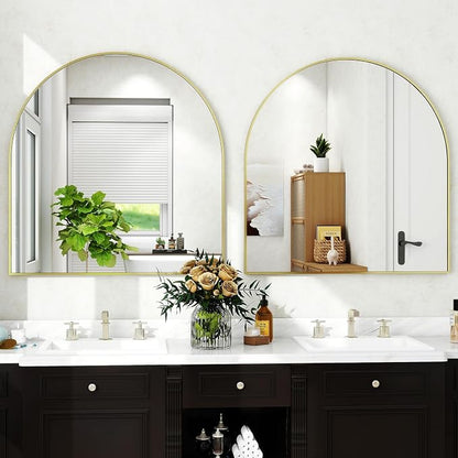XRAMFY 31"x32" Arched Wall Mirror - Image 9