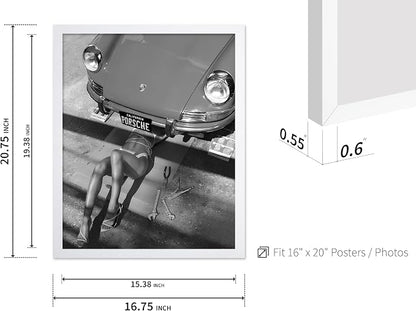 Poster Master Woman Under Classic Car Poster - Image 3