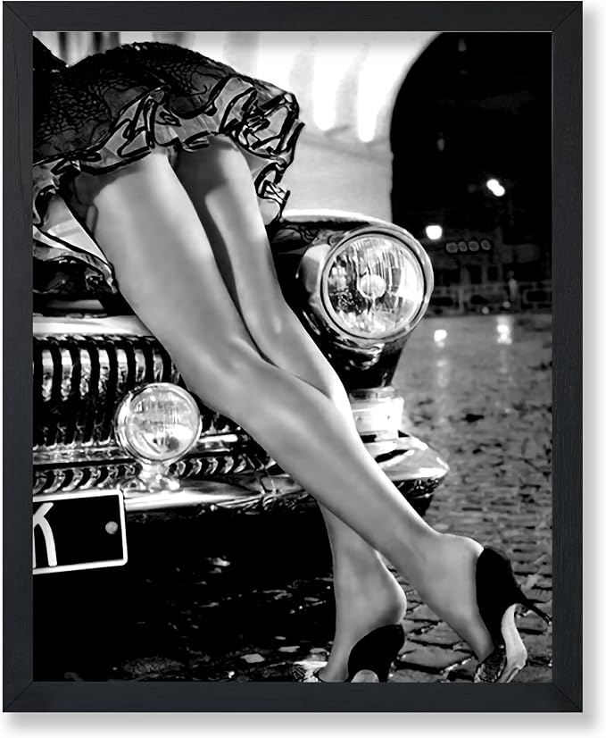 Poster Master Sexy Legs on Classic Car Poster by PosterMaster