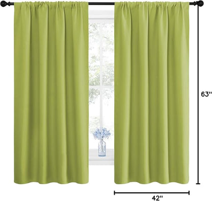 NICETOWN Green Blackout Draperies Curtains - Image 10