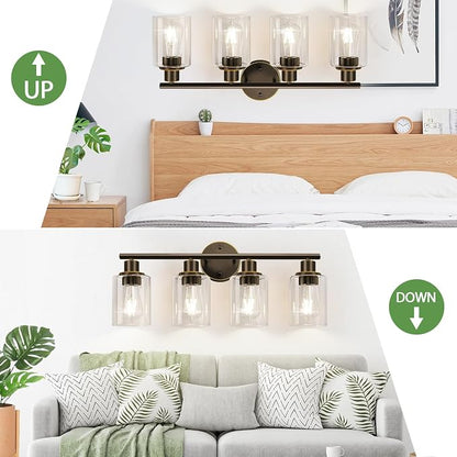 4-Light Bathroom Light Fixtures, Bathroom Wall Lamp - Image 8