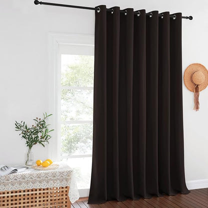 NICETOWN Patio Door Curtain Sound Blocking, Bedroom Privacy Room Divider Curtain - Image 8