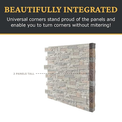 AZ Faux High-Density Polyurethane Faux Stone Flush Outside Corner - Image 7