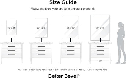 Better Bevel Frameless Rectangle Mirror - Image 9