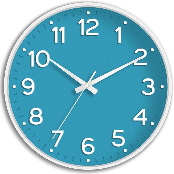 Roymnie Wall Clock, Silent Wall Clocks Battery Operated 8 Inch-Modern Non by Unknown