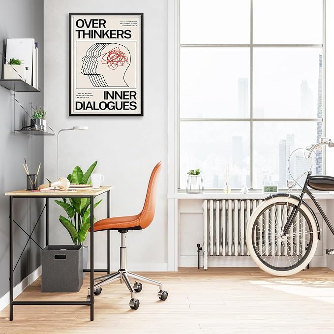 Maximalist Vintage Mental Health Posters Retro Unique Eclectic Wall Art 12x16 - Image 6