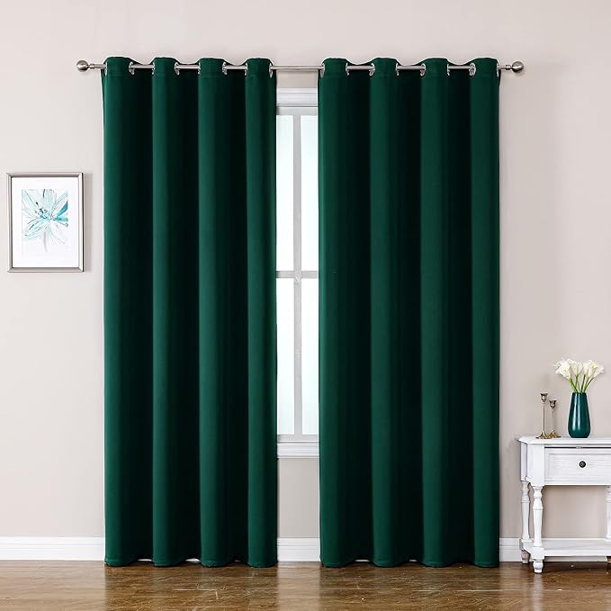 ChrisDowa Blackout Curtains 90 Inches Long 2 Panels Set by ChrisDowa