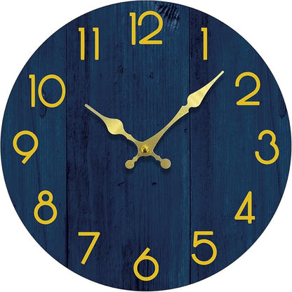 Wall Clock, Modern Wall Clocks Battery Operated, Silent Non Ticking Clock by wallclock