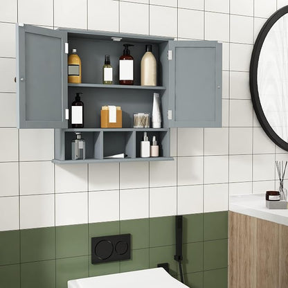 ChooChoo Bathroom Cabinet Wall Mounted 2-Door - Image 4