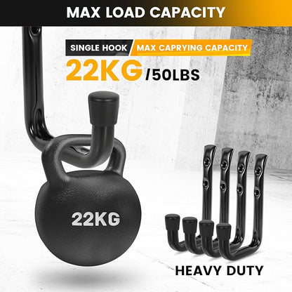 GURADESIGN 8-Pack Heavy Duty Garage Hooks - Image 6