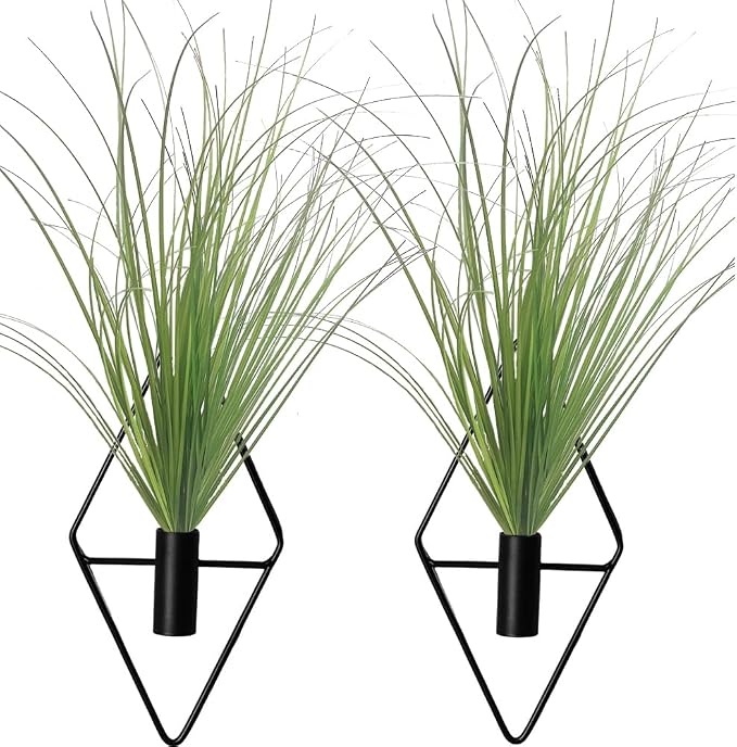 Hanging Planters with Artificial Plants by YESKY