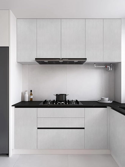 Heroad Peel and Stick Wallpaper Wood Contact Paper Wood Wallpaper Light Grey - Image 6