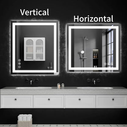 LED Bathroom Mirrors 32"x36" Bathroom Mirror - Image 9