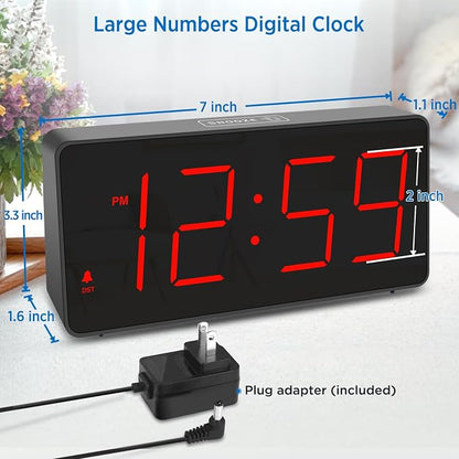 Peakeep Digital Clock, Alarm Clock - Image 2
