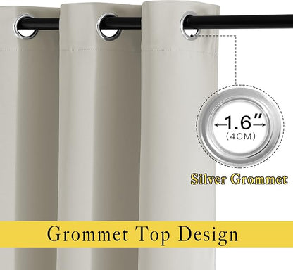 NICETOWN Natural Blackout Living Room Curtain - Image 3
