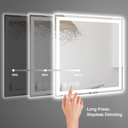 Memobarco LED Bathroom Mirror 24"x 24" - Image 5