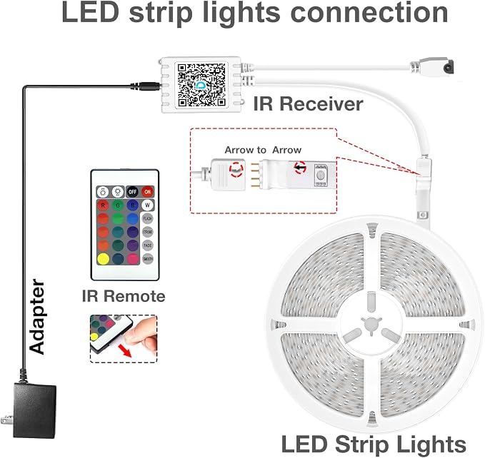 DAYBETTER Led Strip Lights 300 ft Color Changing Lights Strip - Image 5