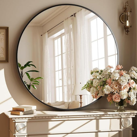 XRAMFY 40 Inch Round Mirror by XRAMFY