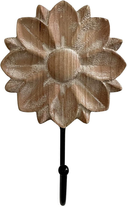 dwellington Flower Towel Hooks Decorative Hooks Hanger by dwellington
