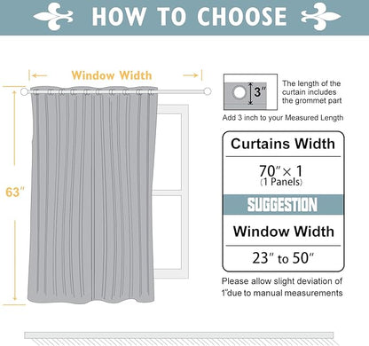 ChrisDowa Brownout Curtains 70 inches Wide - Image 5