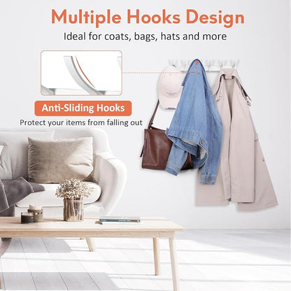 Optish Coat Rack Wall Mount, Coat Hook Wall Mount, Wall Hooks - Image 2