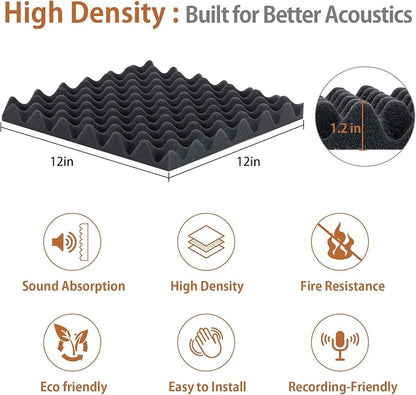 SD SODOCT 36 Pack Acoustic Foam Panels - Image 4