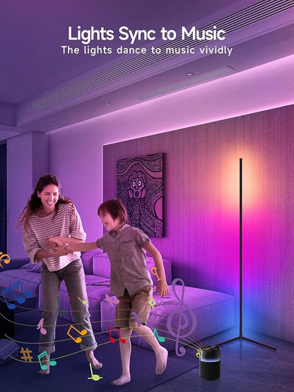 Tyute Floor Lamp, RGB LED Corner Lamp - Image 4