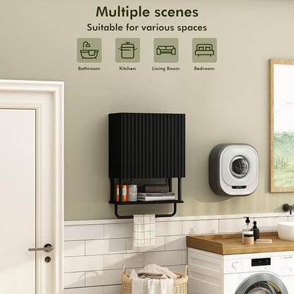 RUSTOWN Fluted Bathroom Wall Cabinet - Image 5